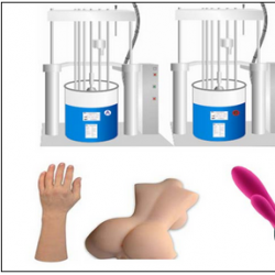 The silicone injection molding the human body