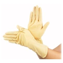 Recycling latex gloves