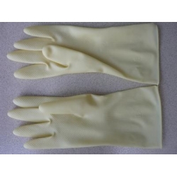 The waste household gloves